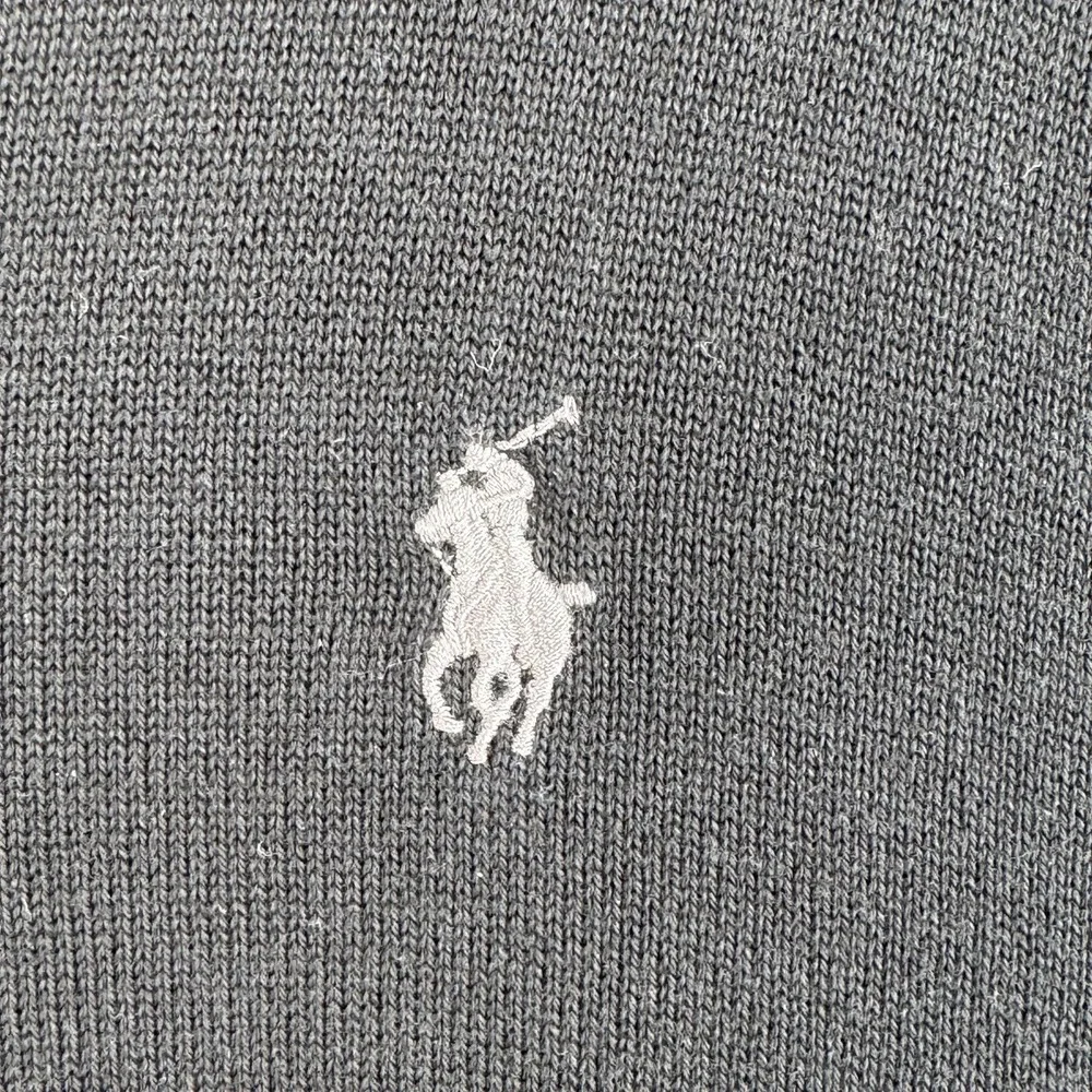 Polo Ralph Lauren Sweater Mens XL Black Pima Cotton V-neck Preppy Casual Ivy